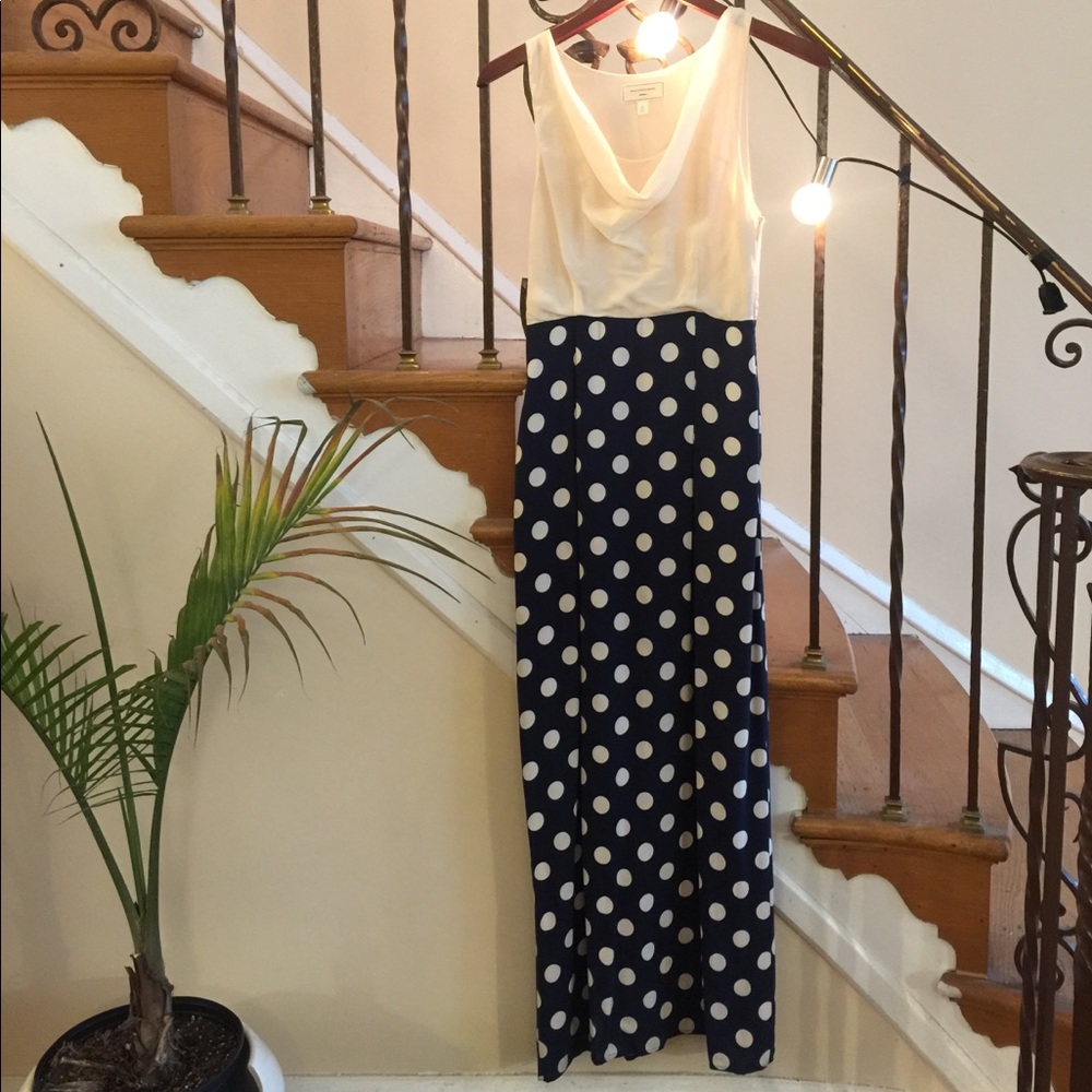 SOLD Moulinette Soeurs Polka Dot Maxi Dress